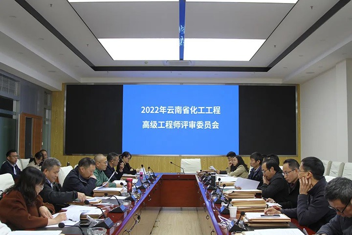 2022年云南省化工工程高级工程师评审委员会在集团顺利召开